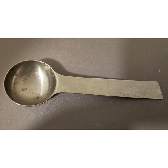 OGGI Stainless Steel Coffee Scoop - 6" inches long x 1-3/4" diameter - Picture 1 of 7
